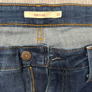 Levi's Dark Blue 726 Flare Jeans